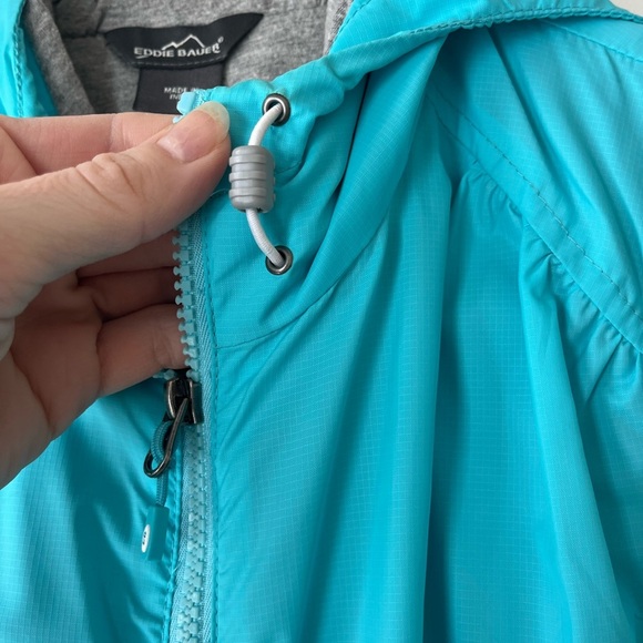 Eddie Bauer blue women’s hooded vest small Gorpcore outdoor hike - Picture 3 of 10